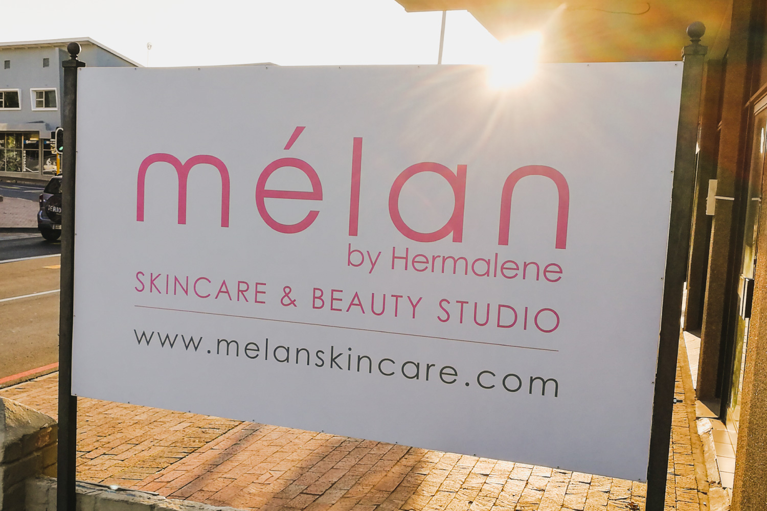melan skincare & beauty studio signage durbanville