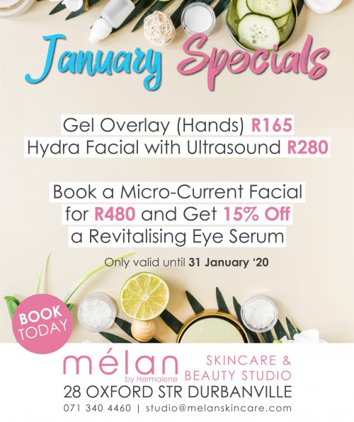 January Specials Melan Skincare Beauty Studio Durbanville